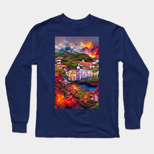Colorful village Long Sleeve T-Shirt
